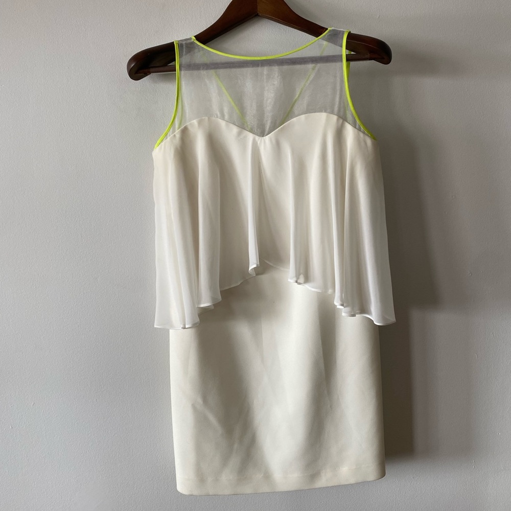 Vince Camuto white formal dress